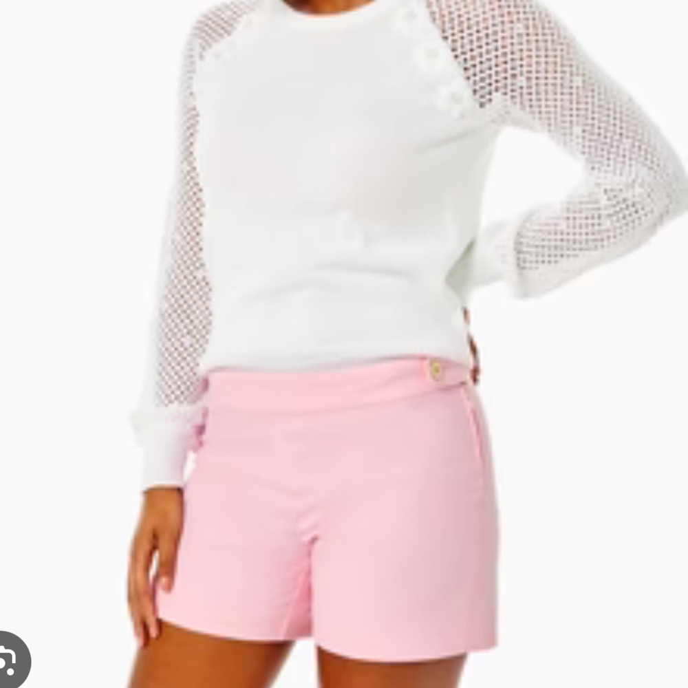 Lilly Pulitzer Alessi Stretch short pubk Blossom size 12